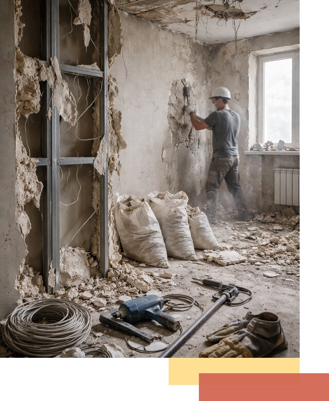 Профессиональный демонтаж зданий и конструкций в Петергофе