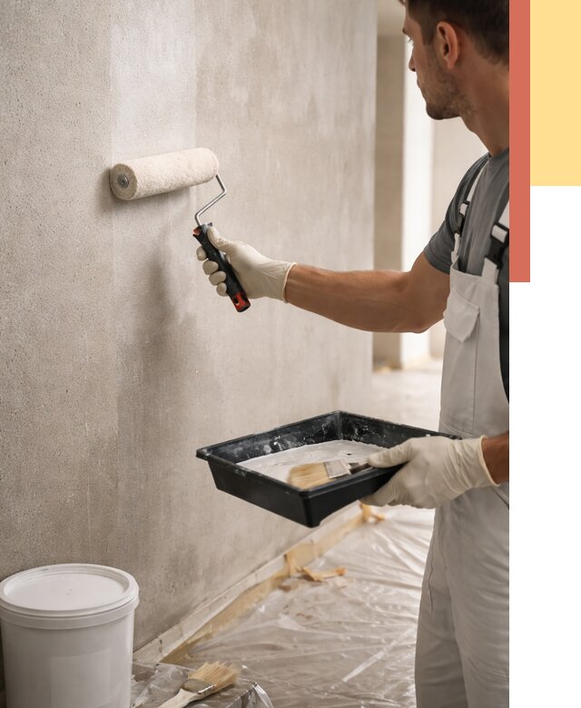 Грунтовка стен в Петергофе от 2301 руб. м2 — быстро, недорого, с материалом | ОТДЕЛОЧНИК-Птф