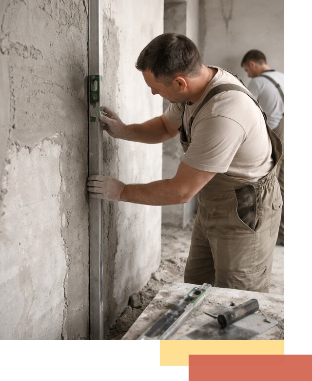 Установка штукатурных маяков в Петергофе с гарантией качества