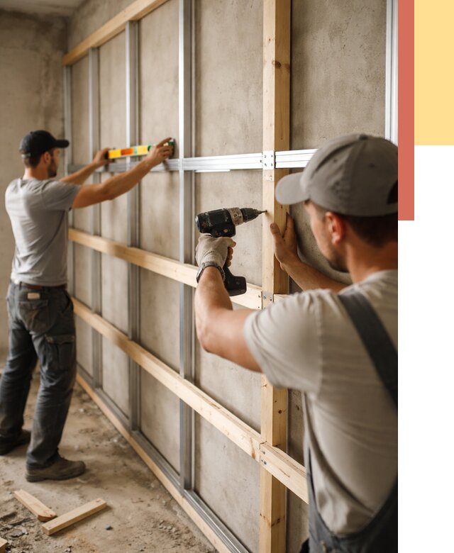 Устройство обрешетки под панели в Петергофе от 2197 руб. — монтаж под ключ | ОТДЕЛОЧНИК-Птф