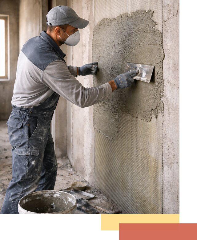 Штукатурка стен по сетке в Петергофе под ключ качественно и быстро