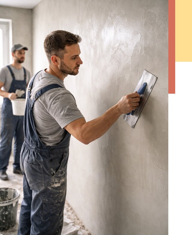 Глянцевание штукатурки стен в Петергофе от 7846 руб. — услуги и затирка | ОТДЕЛОЧНИК-Птф