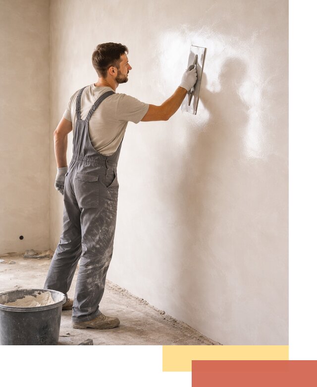 Глянцевание штукатурки стен в Петергофе профессионально и быстро