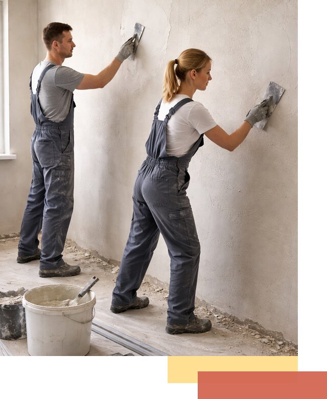 Штукатурка стен под обои в Петергофе профессионально и быстро