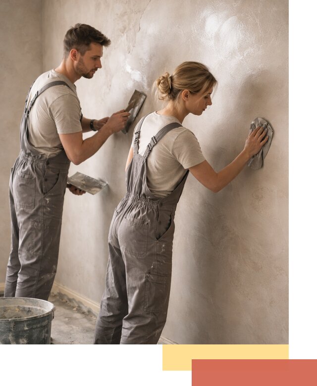 Венецианская штукатурка высокого качества в Петергофе