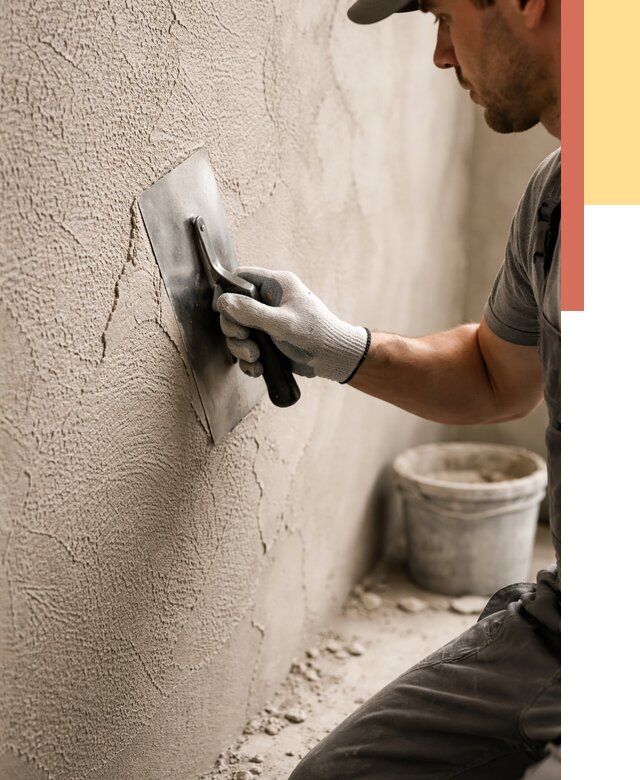 Структурная штукатурка стен в Петергофе от 4707 руб. под ключ | ОТДЕЛОЧНИК-Птф