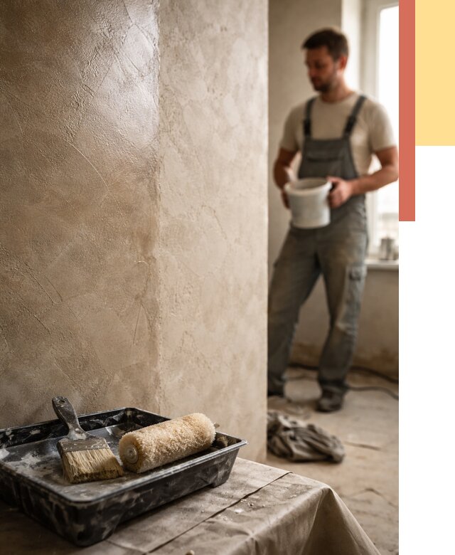 Нанесение воска на штукатурку в Петергофе от 3661 руб. | Услуги ОТДЕЛОЧНИК-Птф