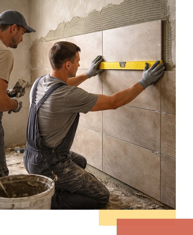 Облицовка стен керамогранитом в Петергофе профессионально и быстро