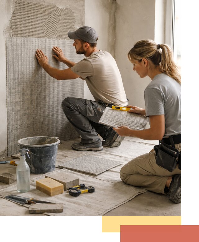 Облицовка стен мозаикой в Петергофе качественно и быстро