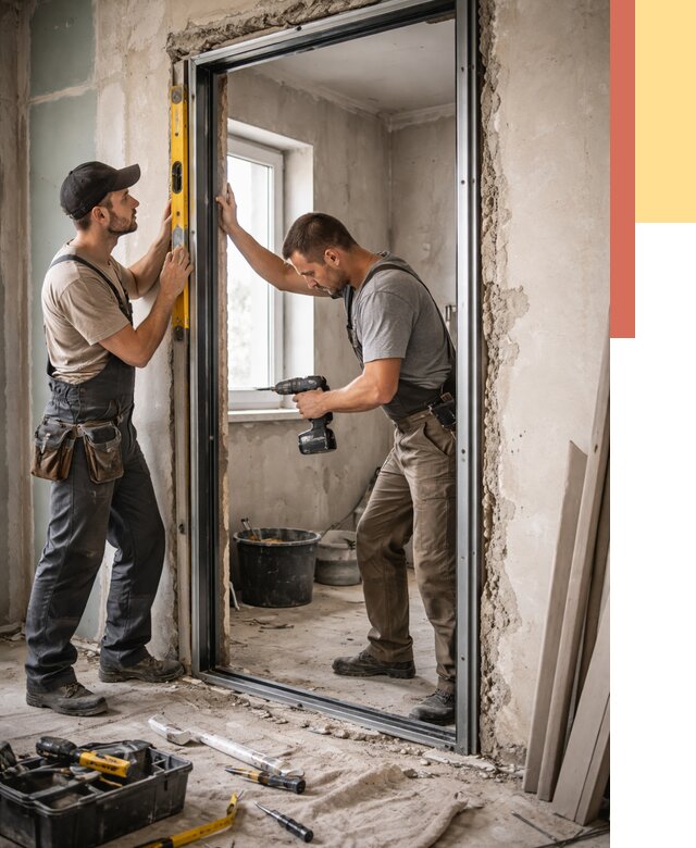 Закладка дверного проема в Петергофе от 3661 руб. — быстро и недорого | ОТДЕЛОЧНИК-Птф