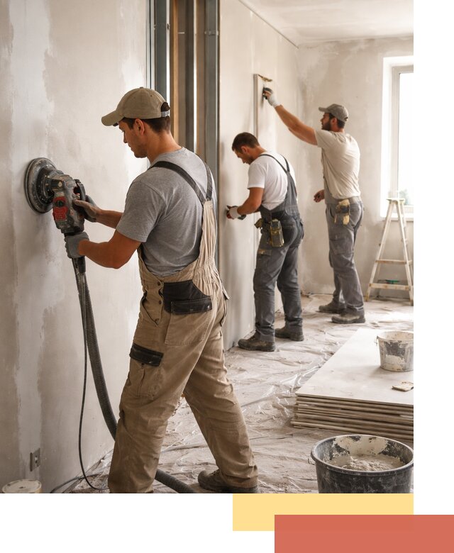 Профессиональная отделка стен в Петергофе качественно и в срок