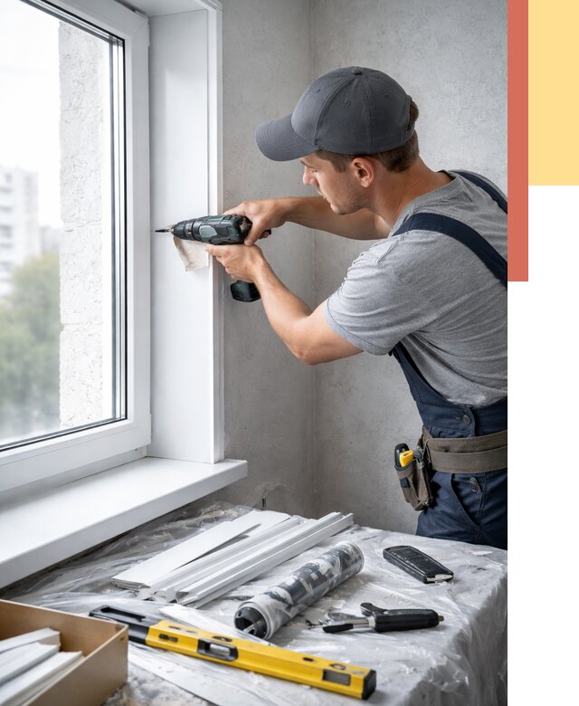 Установка пластиковых откосов в Петергофе от 2354 руб. | ОТДЕЛОЧНИК-Птф монтаж, быстро и недорого