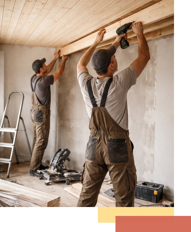 Монтаж потолка из вагонки в Петергофе профессионально и аккуратно