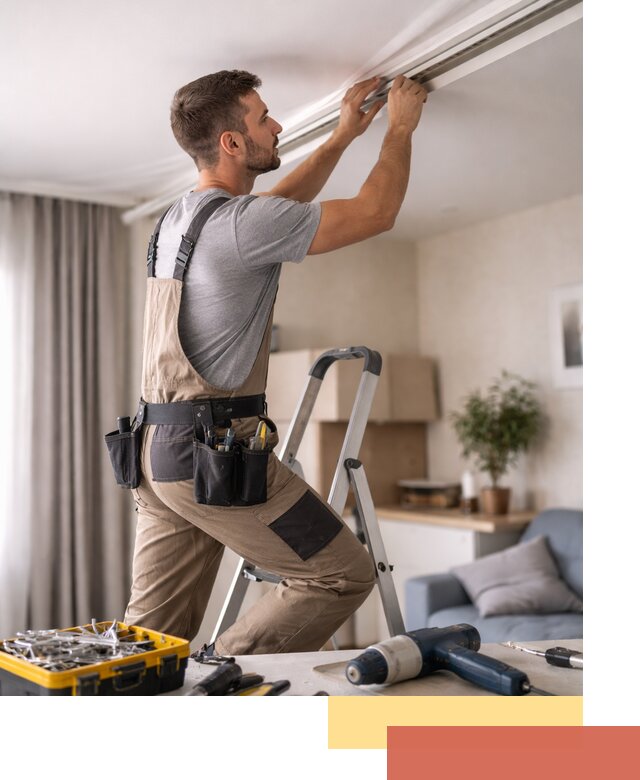 Ремонт натяжных потолков в Петергофе — качественно и оперативно