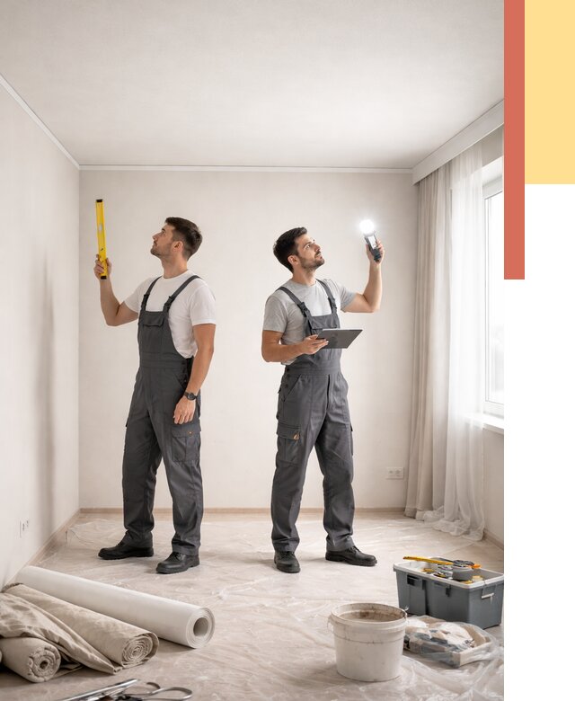 Отделка потолка в Петергофе недорого от 785 руб/м2 | Услуги ОТДЕЛОЧНИК-Птф