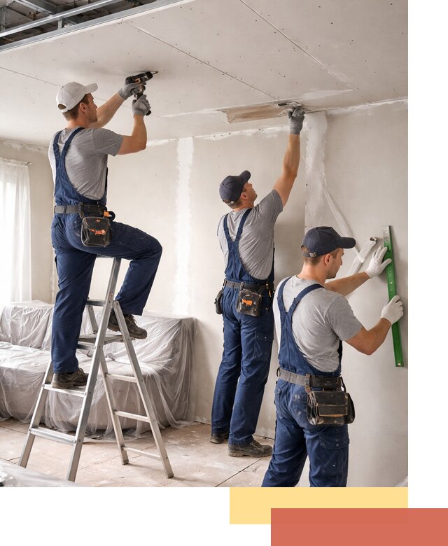 Профессиональная отделка потолка в Петергофе быстро и качественно